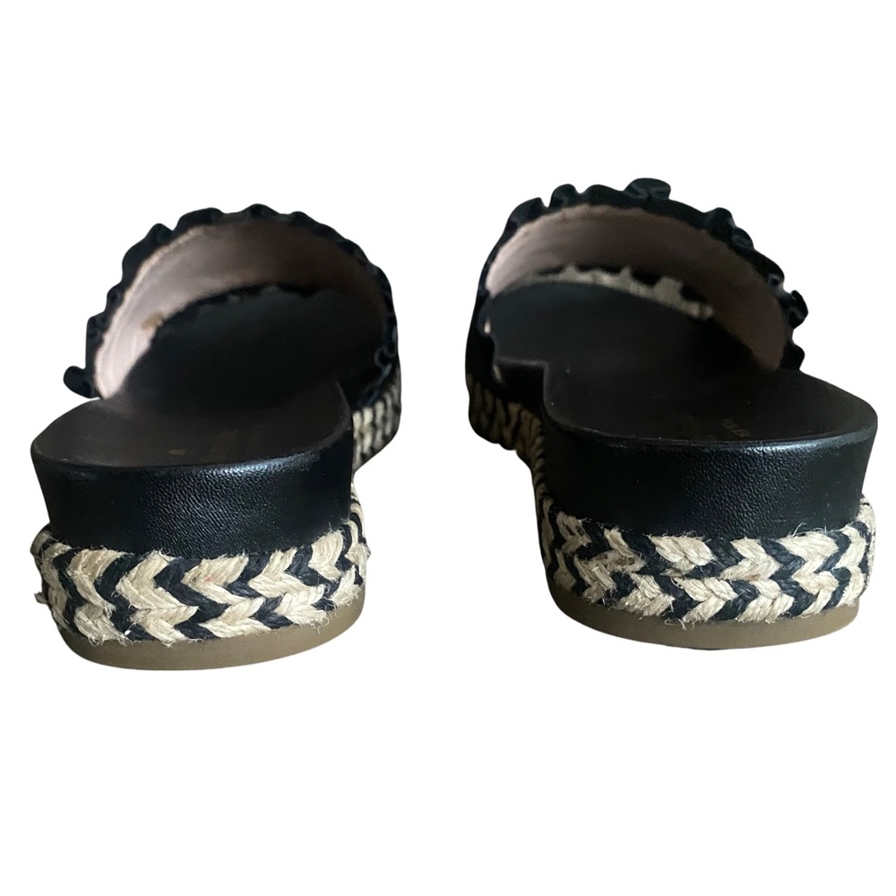 KATE SPADE Black Leather Slide Sandals - Picture 4 of 9